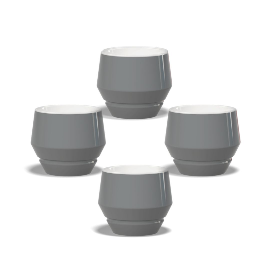 Club House MANIKO Cappuccino 205ml Grau glanz 4 St&amp;#252;ck