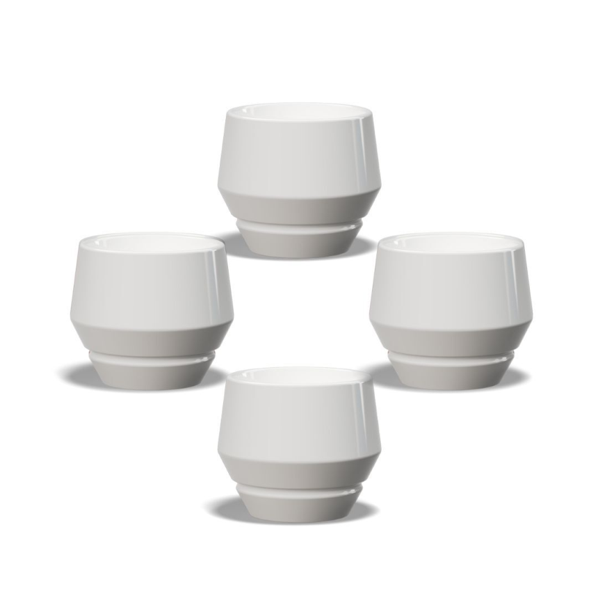 Club House MANIKO Cappuccino 205ml white 4 pieces