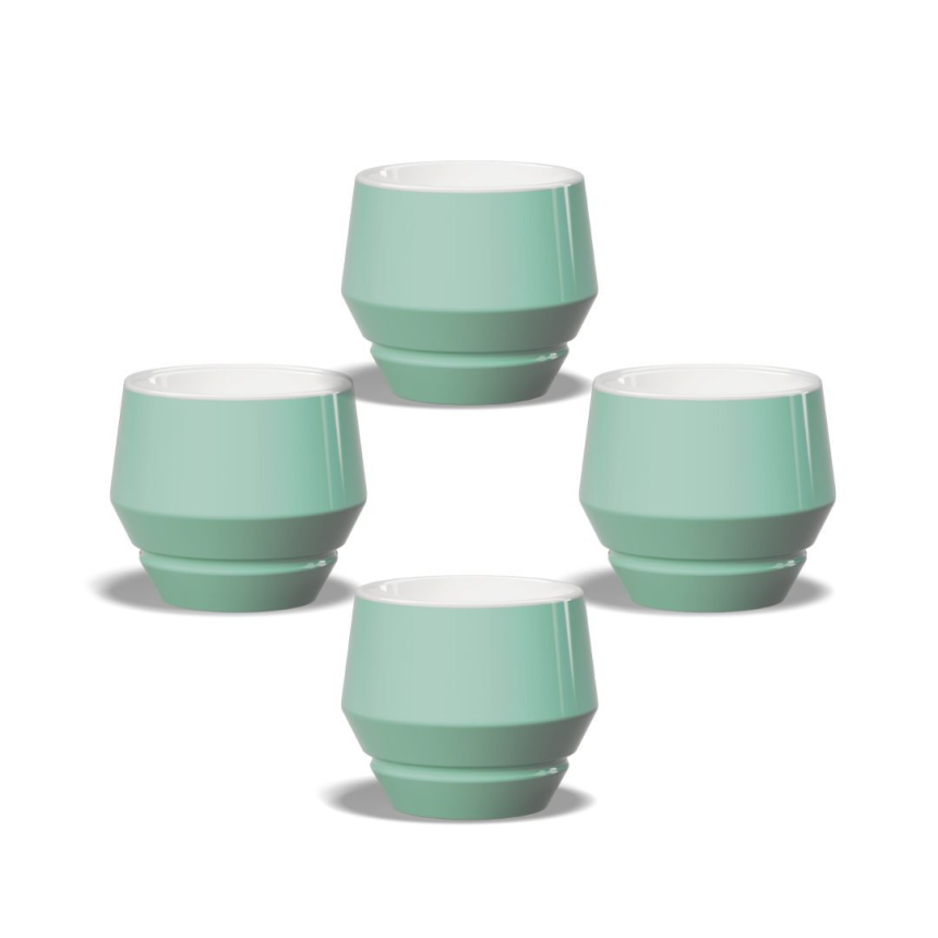 Club House MANIKO Cappuccino 205ml turquise 4 pieces