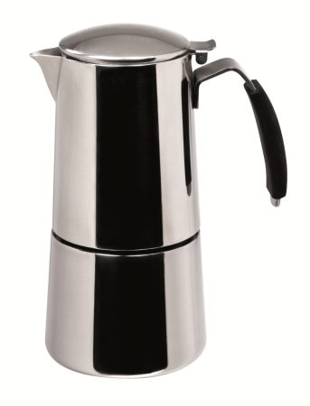 ILSA Espresso Coffee-Maker "Omnia" stainless steel 35cl / 6 Cups