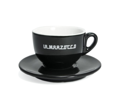 La Marzocco Cappuccinotassen-Set 6 Stück - schwarz