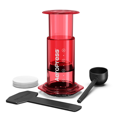 AeroPress Clear Red