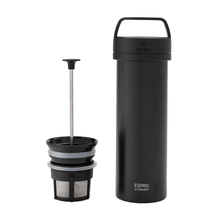 ESPRO P0 Ultralight Travel Coffee Press - Meteorite Black