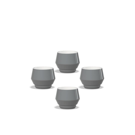 Club House MANIKO Espresso 70ml Grau glanz 4 Stück