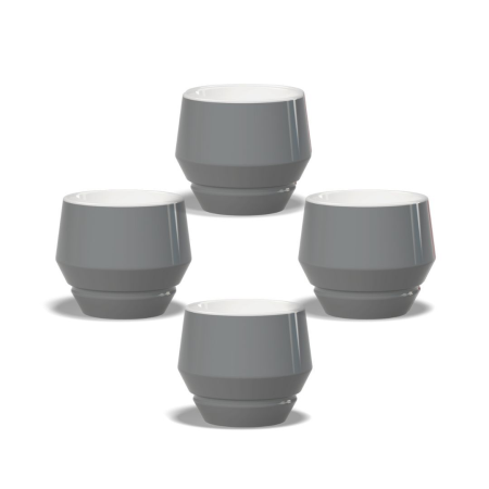 Club House MANIKO Cappuccino 205ml Grau glanz 4 Stück