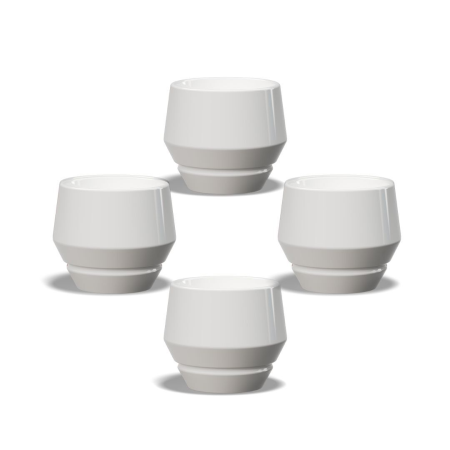 Club House MANIKO Cappuccino 205ml white 4 pieces