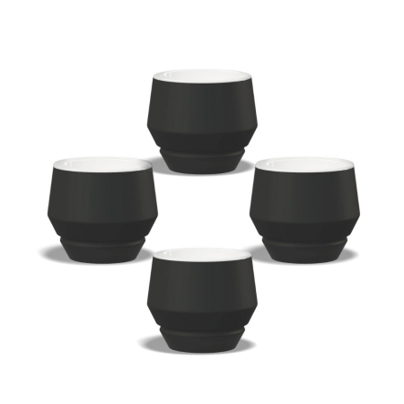 Club House MANIKO Cappuccino 205ml black mat 4 pieces