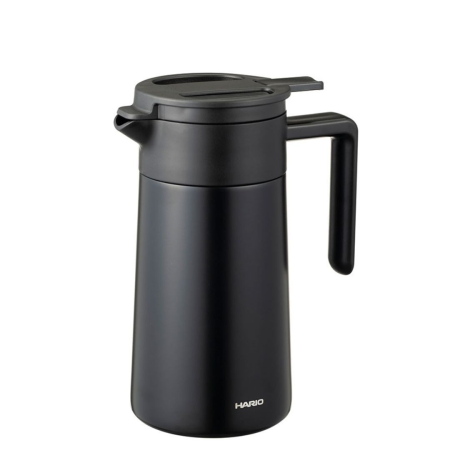 HARIO Ceramic Coating Stainless Thermal Pot 600ml - Black
