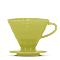HARIO V60 Dripper, Porcelain, light green, 3-4 Portions