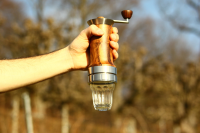 %SALE% Aram Espresso Maker (br&amp;#228;unliches Holz)