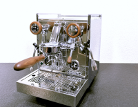 Steam and water knob for Rocket - black walnut