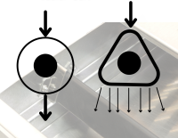 CKDC Ausklopfschublade &amp;quot;ProCub 1&amp;quot; - Schwarz / Walnuss (20x30x5.5)