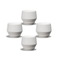 Club House MANIKO Cappuccino 205ml white 4 pieces