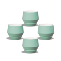 Club House MANIKO Cappuccino 205ml turquise 4 pieces