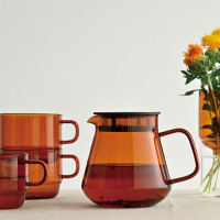 HARIO COLORS Tea &amp;amp; Coffee Server 600ml - Amber