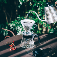 HARIO V60 Coffee Dripper and Server Set 02 - Black