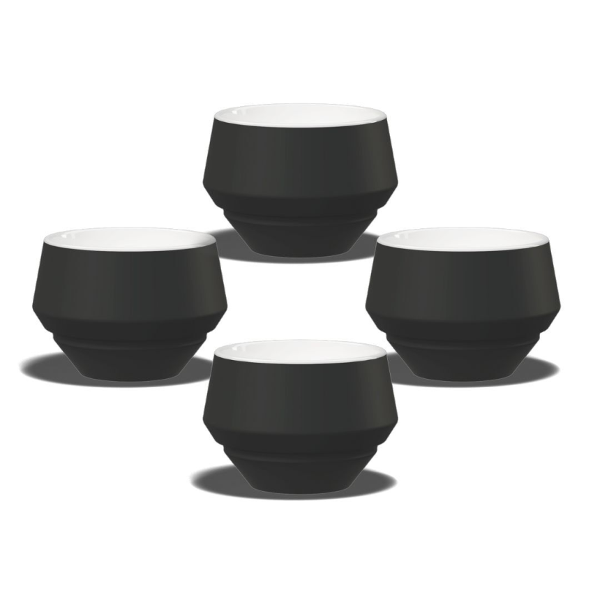 Club House MANIKO Latte 300ml black mat 4 pieces