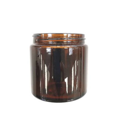 Glass Jar without Lid for Comandante C40 - brown