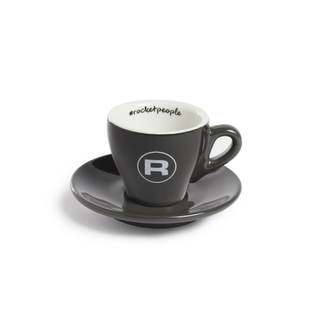 Rocket Cup Set &quot;Espresso #Rocketpeople&quot; - 6 pcs, grey