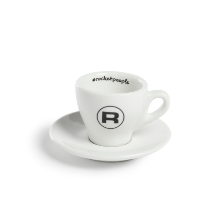 Rocket Cup Set &quot;Espresso #Rocketpeople&quot; - 6 pcs, white