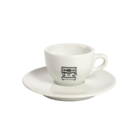 La Marzocco Espressotassen-Set &quot;Linea Mini&quot; 6 St&#252;ck Weiss