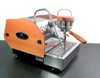 Abdeckung f&amp;#252;r Br&amp;#252;hgruppe aus Birnbaum zu La Marzocco GS3