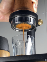 %SALE% Aram Espresso Maker (r&amp;#246;tliches Holz)
