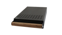 CKDC Ausklopfschublade &amp;quot;ProCub 1&amp;quot; - Schwarz / Walnuss (20x30x5.5)