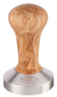 MOTTA Tamper flach &amp;quot;Olivenholz&amp;quot; 58mm