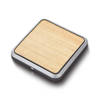 Barisieur Wireless Ladeger&amp;#228;t - Silber / helles Holz