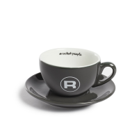 Rocket Cup Set &amp;quot;Cappuccino #Rocketpeople&amp;quot; - 6 pcs, grey