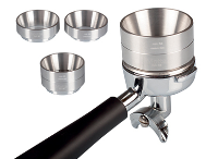 MOTTA Doppel-Dosiertrichter Aluminium 53+58mm