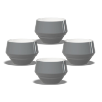 Club House MANIKO Latte 300ml grey 4 pieces