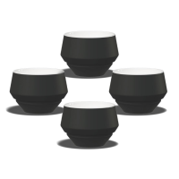 Club House MANIKO Latte 300ml black mat 4 pieces