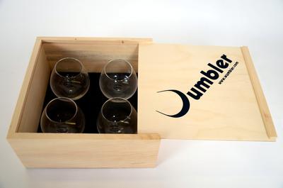 4 WUMBLER mini in wooden box