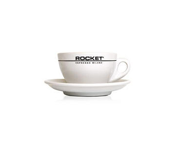 Rocket Cup Set "Cappuccino" - 6 pcs, white