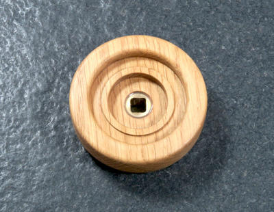 Steam and water knob for Rocket - Oak