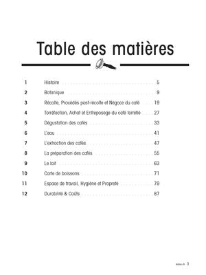 Course Book "Les Compétences du Barista" - in French