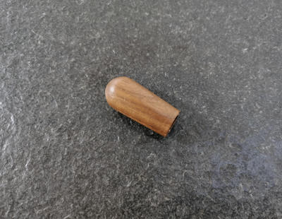 Knob for steam or activation switch - black walnut