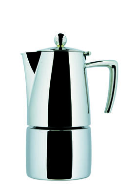 ILSA Espresso Coffee-Maker "Slancio" stainless steel 25cl / 4 Cups