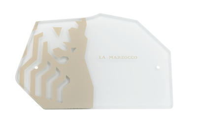 Seitenwände (Glas, Paar) zu La Marzocco GS3 - weiss