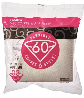 HARIO V60 Paper Filters for Dripper 03 (JP)