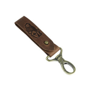 La Marzocco Leather Keychain