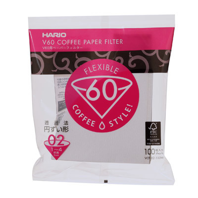 HARIO V60 Paper Filters for Dripper 02 (JP)